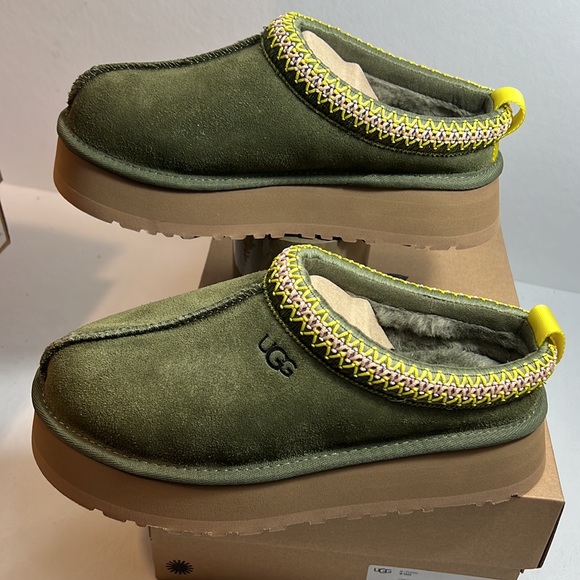 Ugg Tazz slipper burnt olive casual classic stylish chic trending - Picture 3 of 6